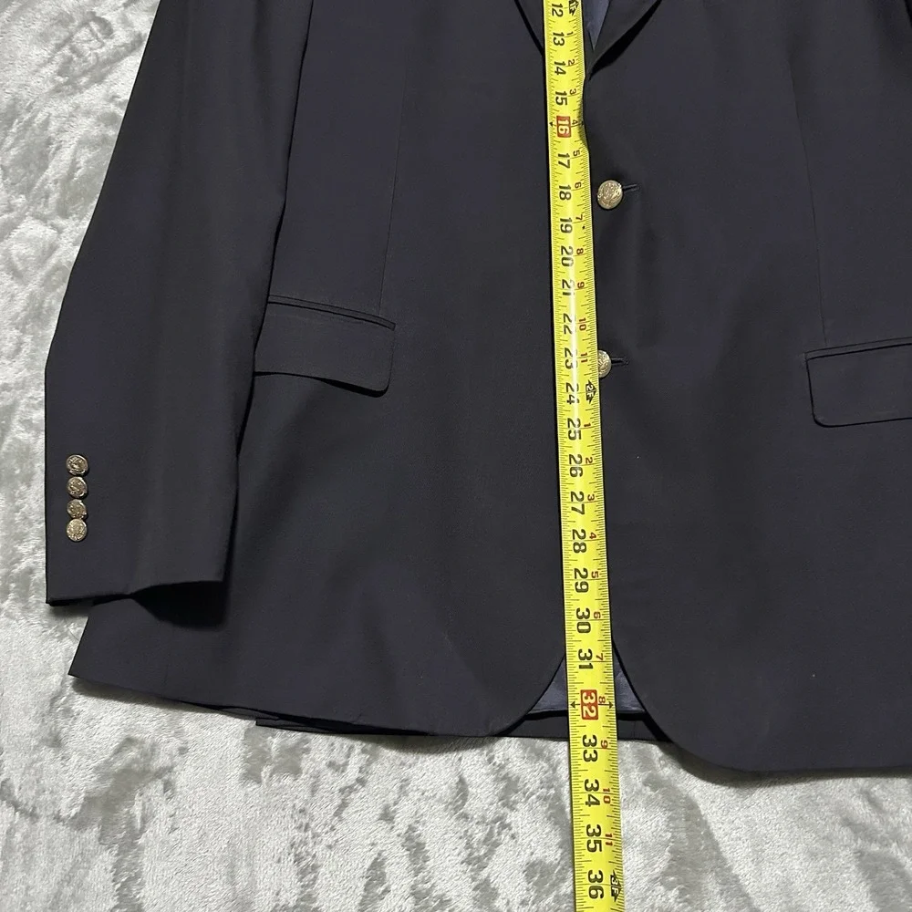 Jos A Bank Signature Blazer Jacket Traditional Fit Mens 48L 100% Wool Workwear